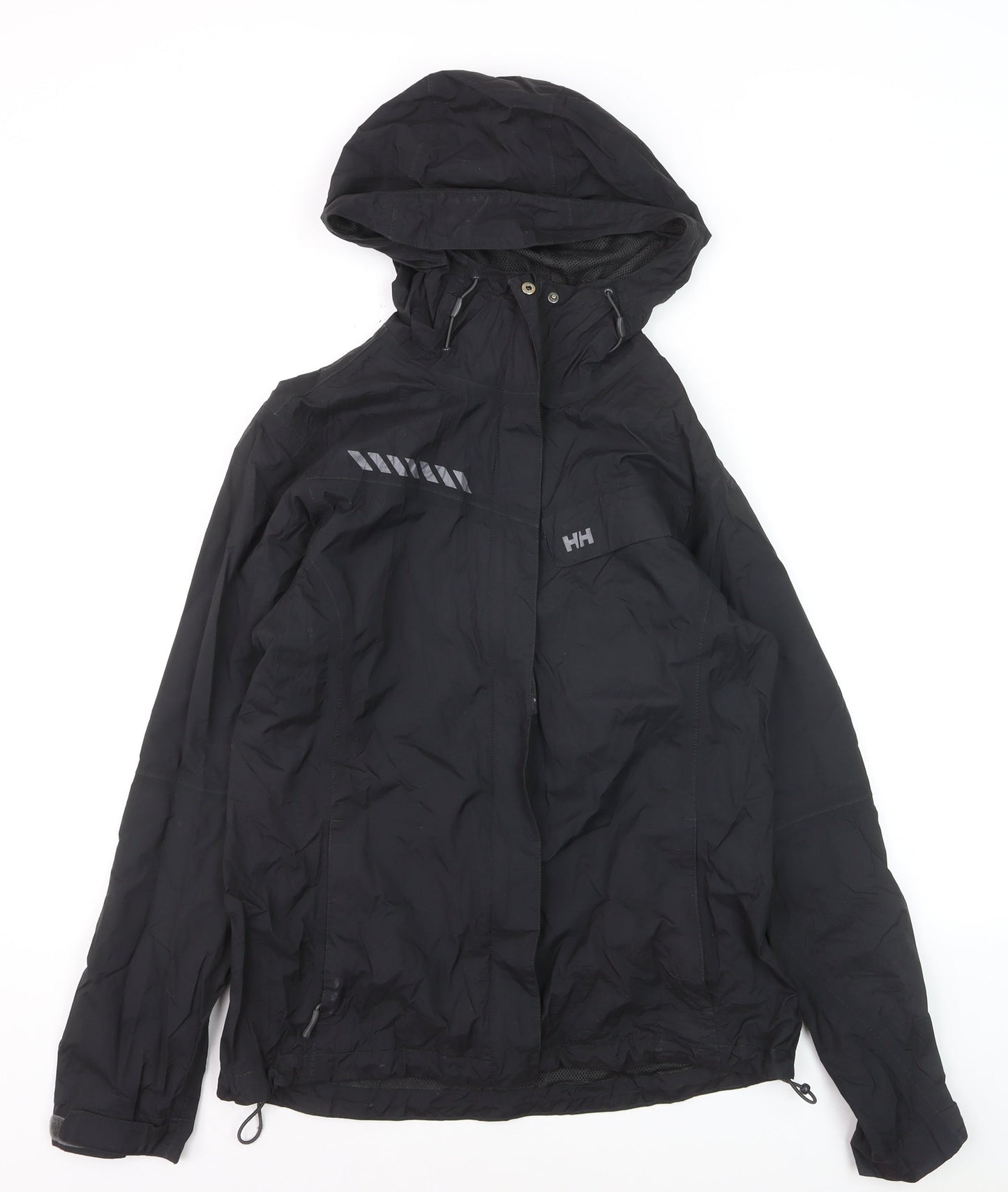 Helly Hansen Men's Black Waterproof Hooded Rain Jacket M