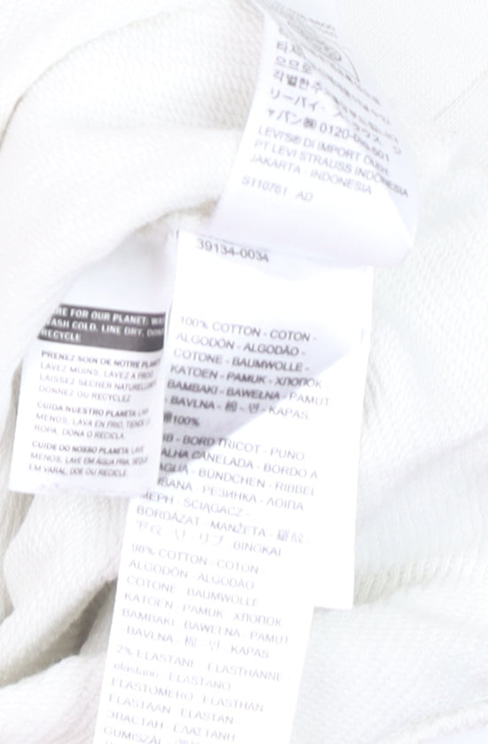 Levi's Men's White 2XL Relaxed Fit Graphic Sweatshirt