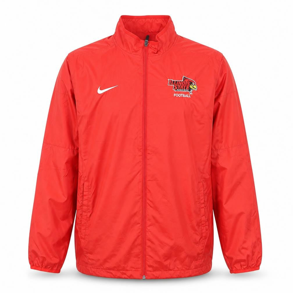 Nike Men’s Red Illinois State Football Windbreaker Jacket M