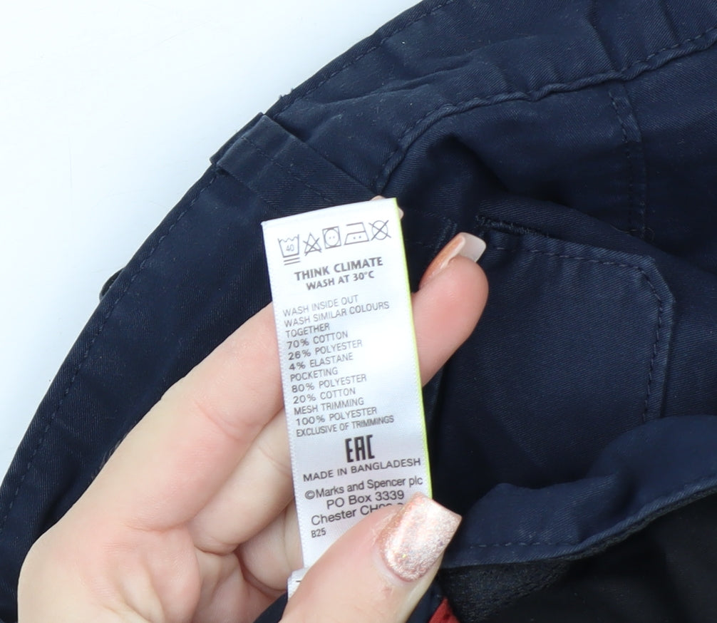 Marks and Spencer Blue Harbour Men's Blue 38 Cargo Shorts