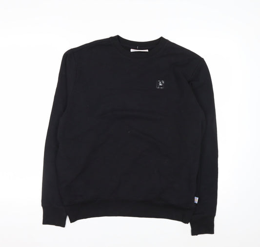 Fila Men's Black Small Pullover Crew Neck Sweatshirt