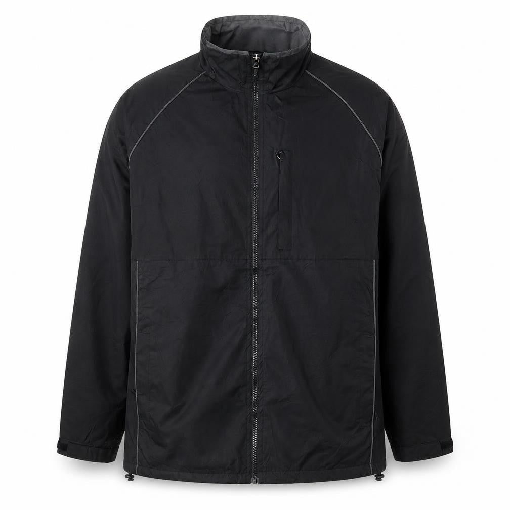 Stillwater Supply Co. Mens Black L Windbreaker Jacket Water Resistant
