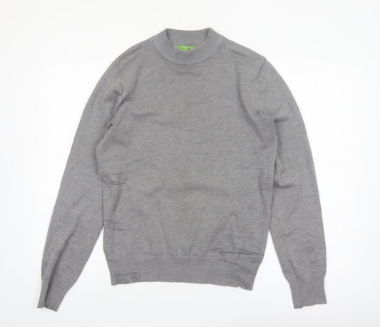 Feraud Men’s Grey Crew Neck Viscose Knit Pullover Jumper M