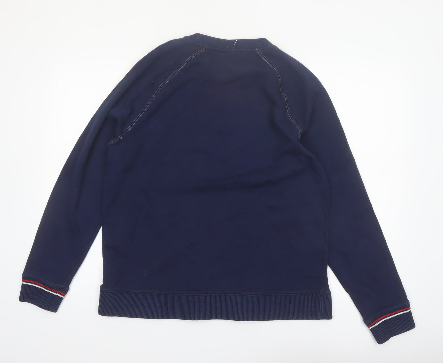 FILA Mens Blue Logo Pullover Sweatshirt Size L