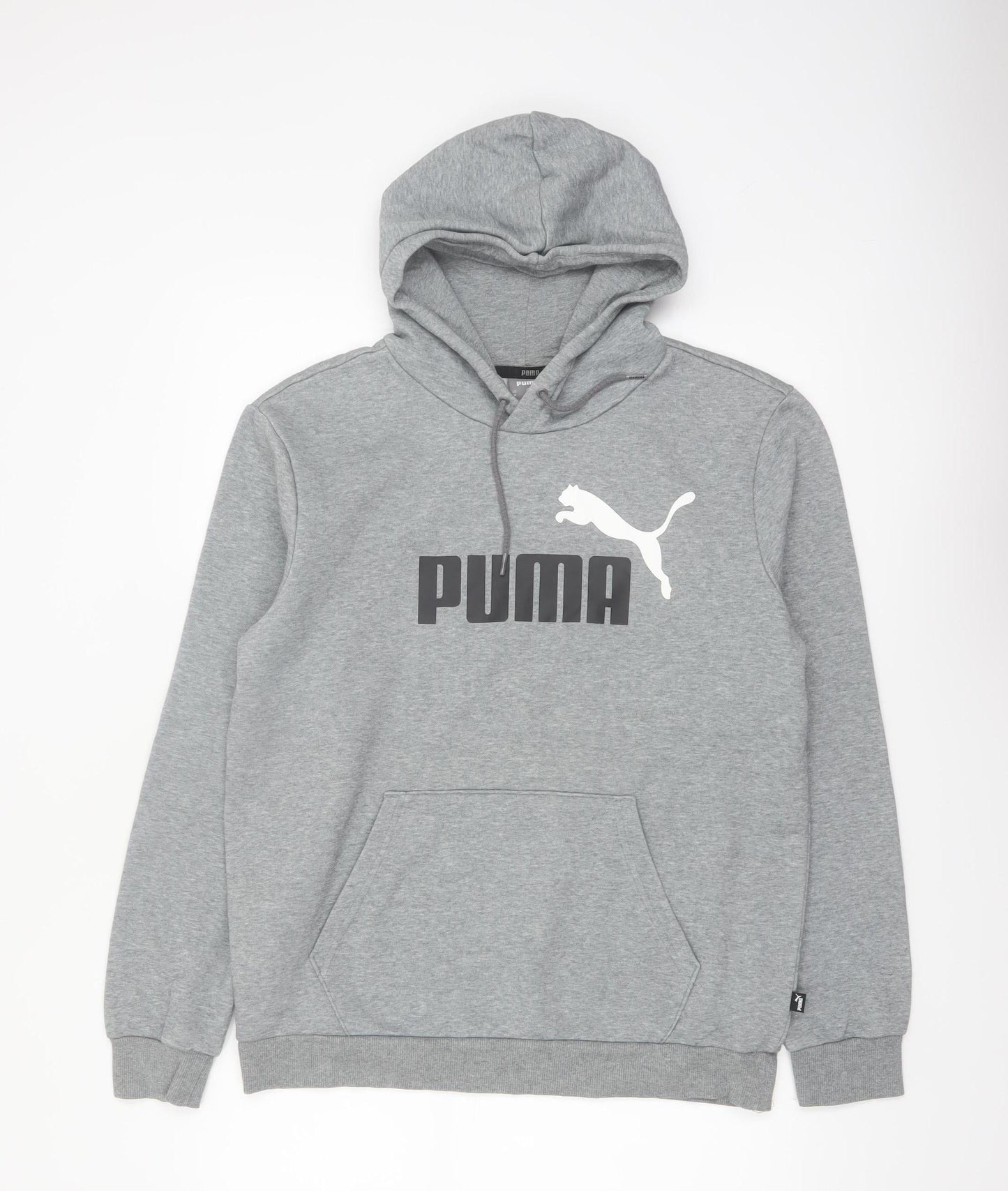 Puma Mens Grey Pullover Hoodie Regular Fit M Sportswear