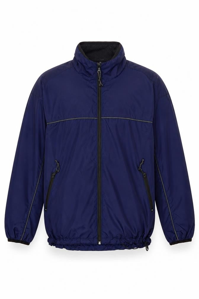 ProSpirit Men's Blue L Windbreaker Jacket Lightweight Zip Pockets