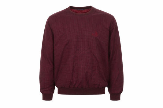Sunderland of Scotland Men's Red Check Pullover Sweatshirt L Waterproof