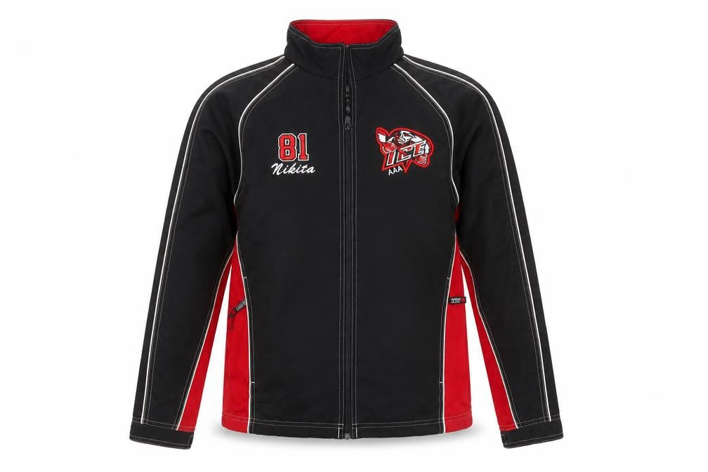 Canada Sportswear Men’s Black Red Softshell Hockey Jacket Size S