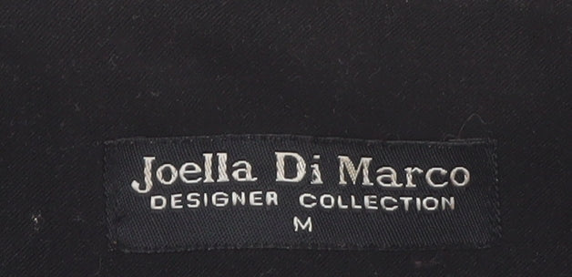 Joella Di Marco Women's Black Medium Zip Blazer Jacket