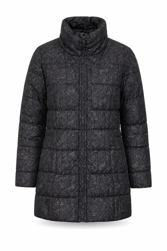 Store Twenty One Women's Black Quilted Long Puffer Coat Size 12