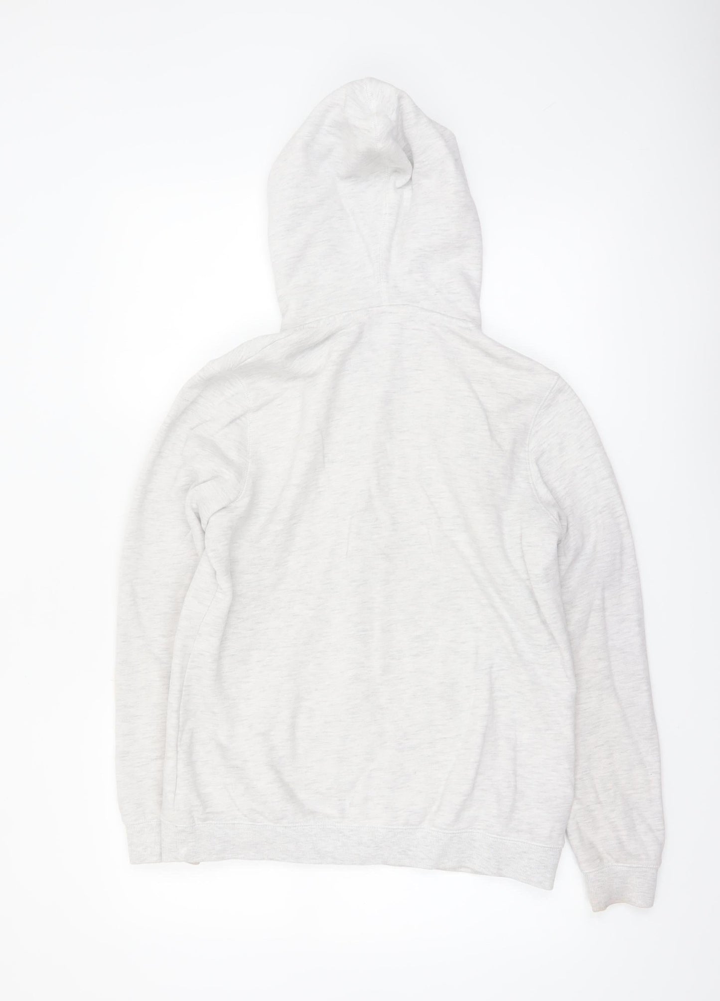 TOG24 Women's Light Grey Full Zip Hoodie Size 10 Cotton Blend
