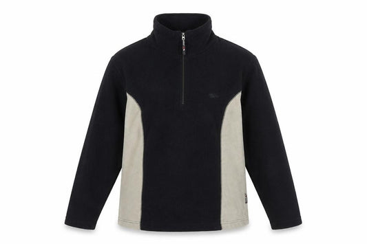 Trespass Womens Black Beige Fleece Pullover Sweatshirt Size M
