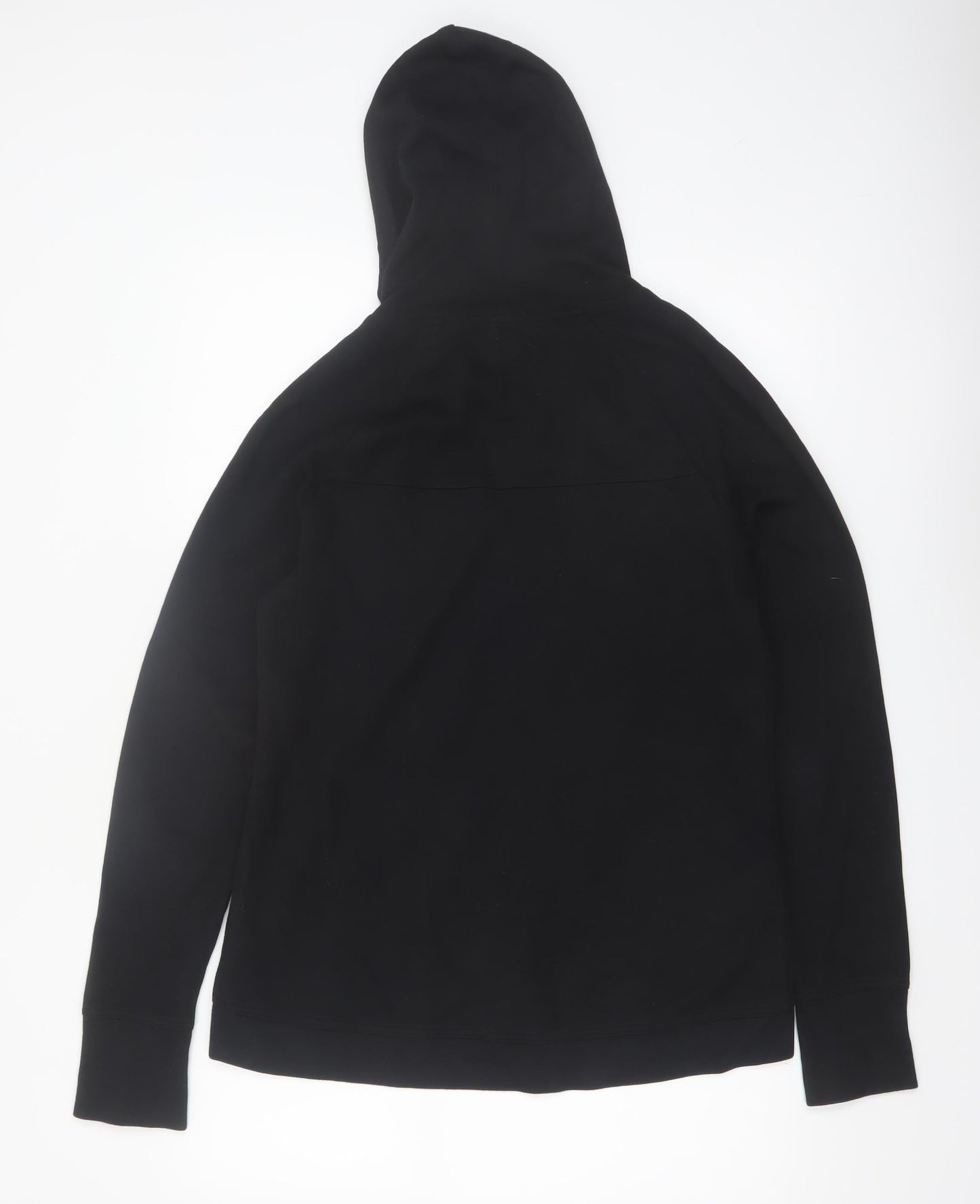 GapFit Women’s Black Full Zip Hoodie Size 14 L Cotton Blend