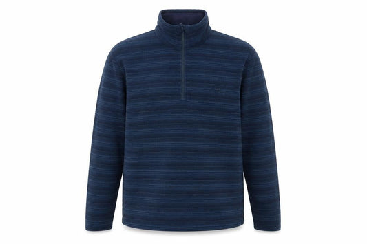 Hi Gear Men's Blue 1/2 Zip Fleece Pullover Sweatshirt Medium