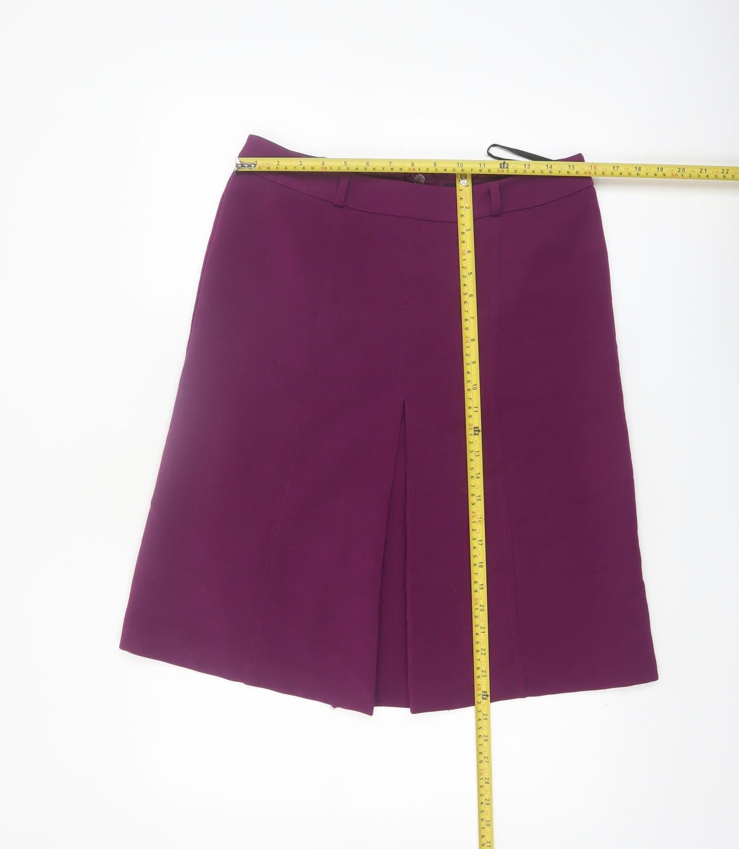 Marks and Spencer Women’s Purple A-Line Knee Length Skirt Size 12