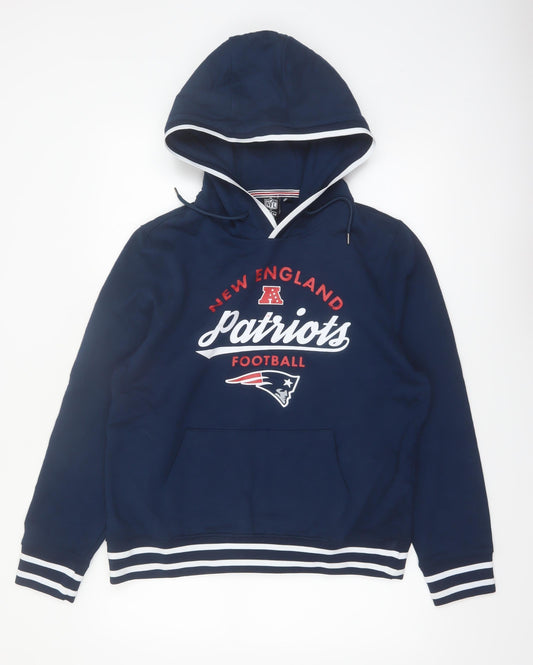 NFL Team Apparel Men's Blue Pullover Hoodie L Sports Fanwear
