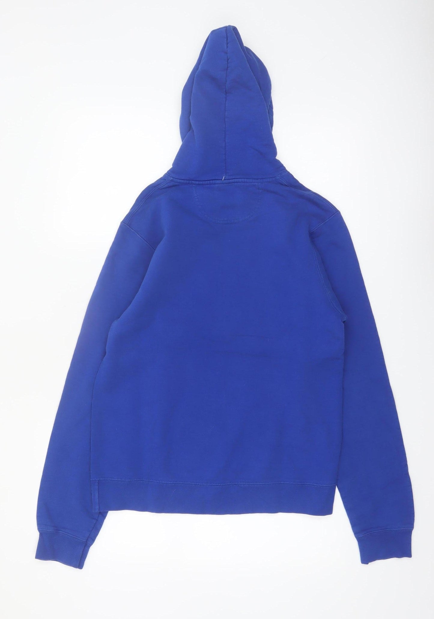 Disney Men’s Blue Pullover Hoodie Small Cartoon Graphic Sweatshirt