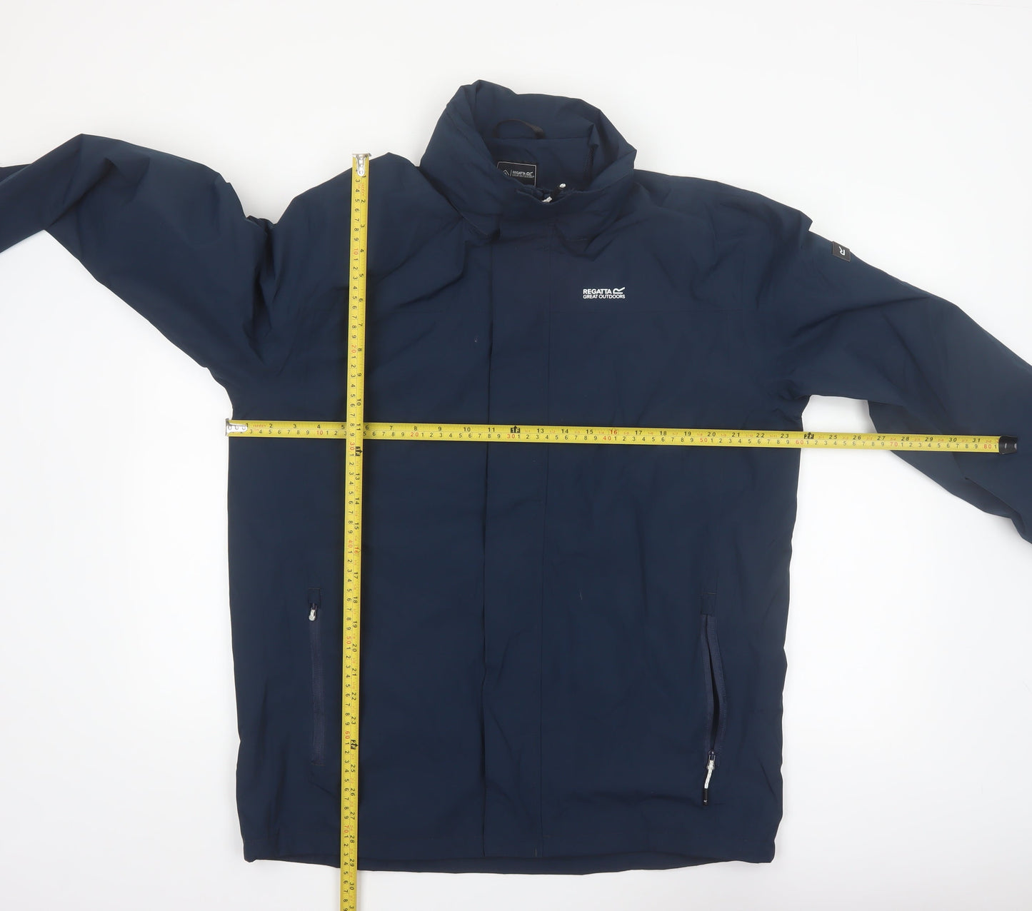 Regatta Men's Blue Waterproof Softshell Jacket Size L Hiking Rain Coat