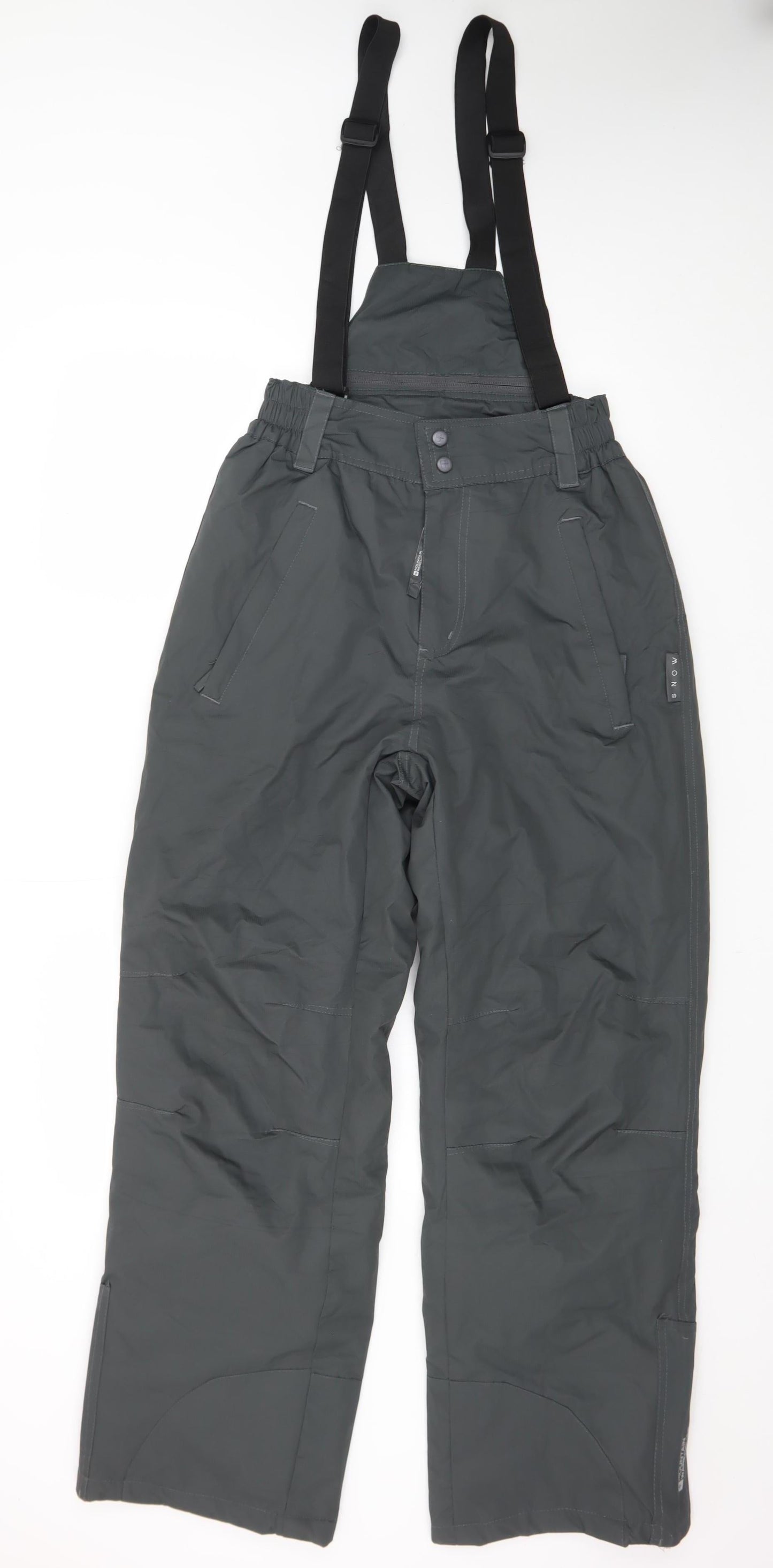 Mountain Warehouse Mens Grey XS Snow Waterproof Insulated Trousers