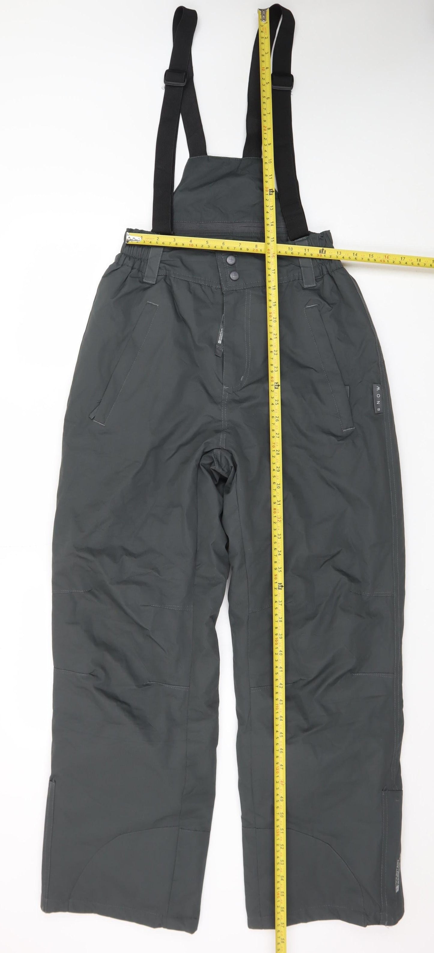 Mountain Warehouse Mens Grey XS Snow Waterproof Insulated Trousers
