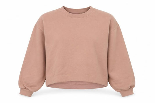 AllSaints Women’s Pink Pullover Sweatshirt Medium Cotton Blend
