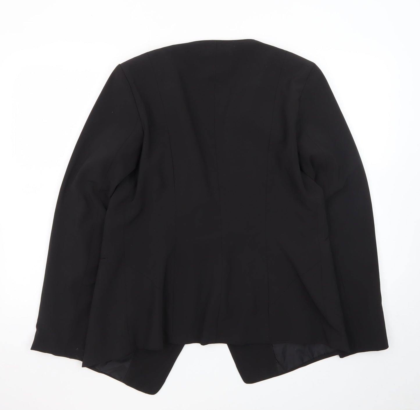 Vero Moda Women Black Size 14 Tailored Blazer Jacket