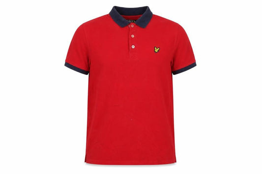 Lyle & Scott Junior Red Cotton Polo Shirt 14 Years Womens