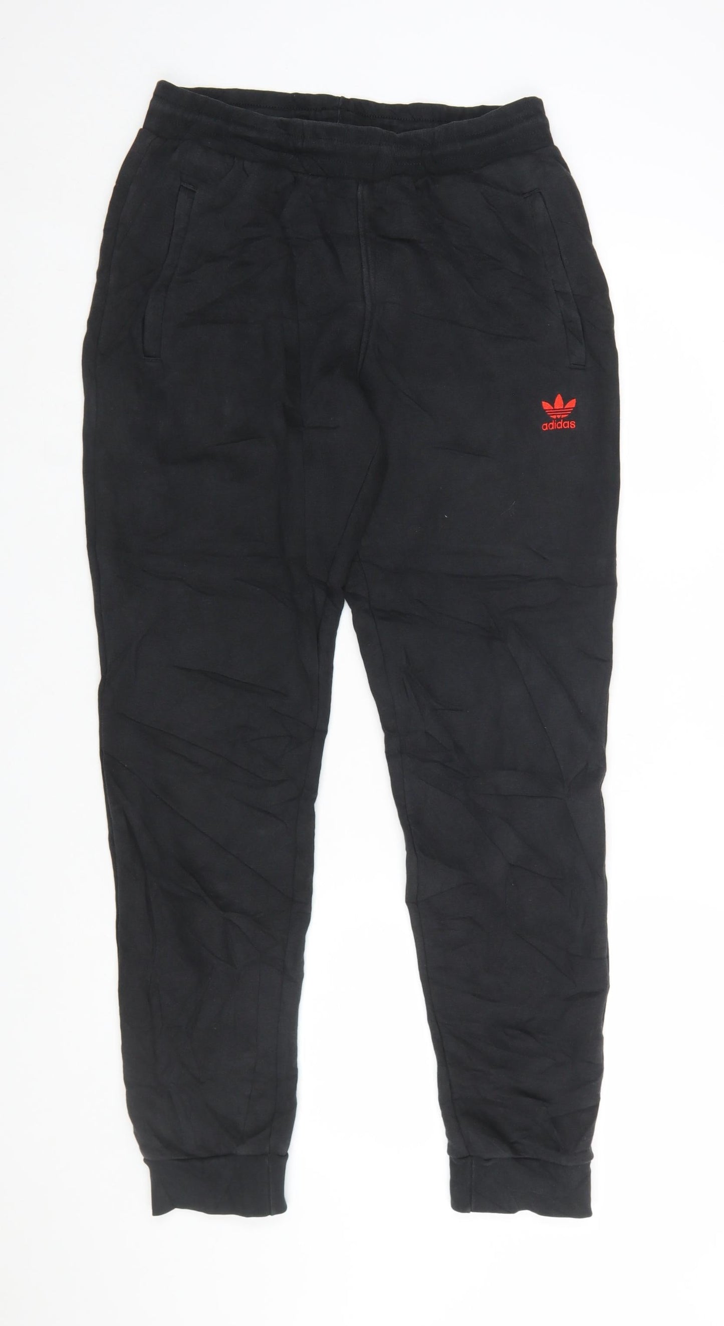 Adidas Men's Black Jogger Sweatpants Size M Tapered Fit