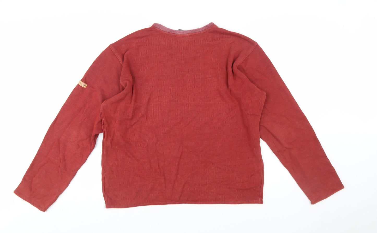 L.O.G.G. Men’s Red V-Neck Pullover Sweatshirt Size L
