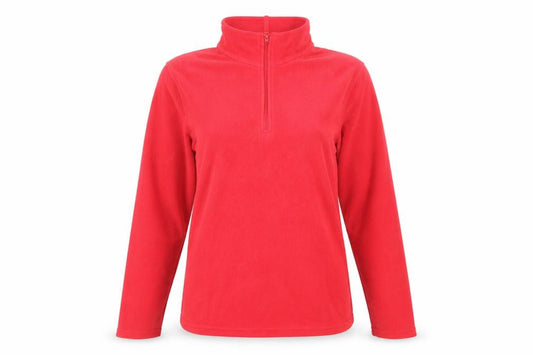 Mountain Warehouse Women Red Fleece Pullover Sweatshirt Size L