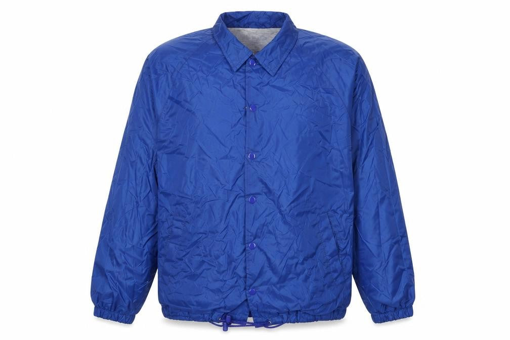 Franklin Sports Men's Blue Windbreaker Jacket Size M Nylon Lined