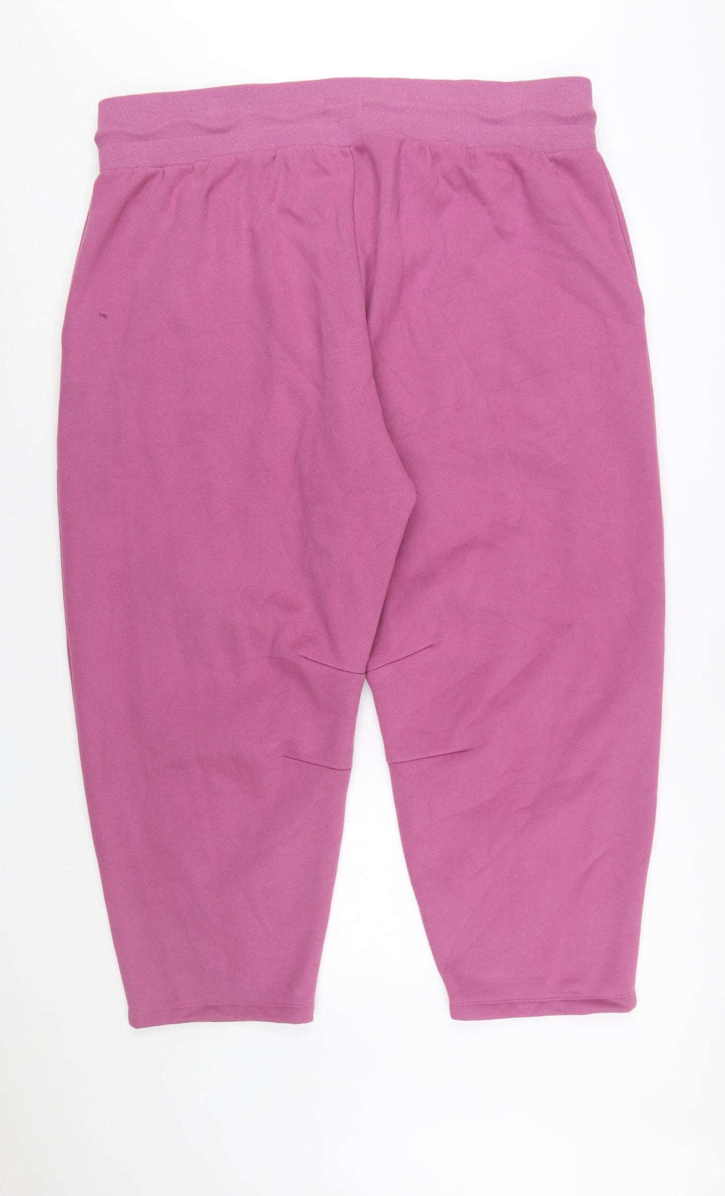Simply Be Women’s Pink Cotton Jogger Trousers Size 24 Plus Fit