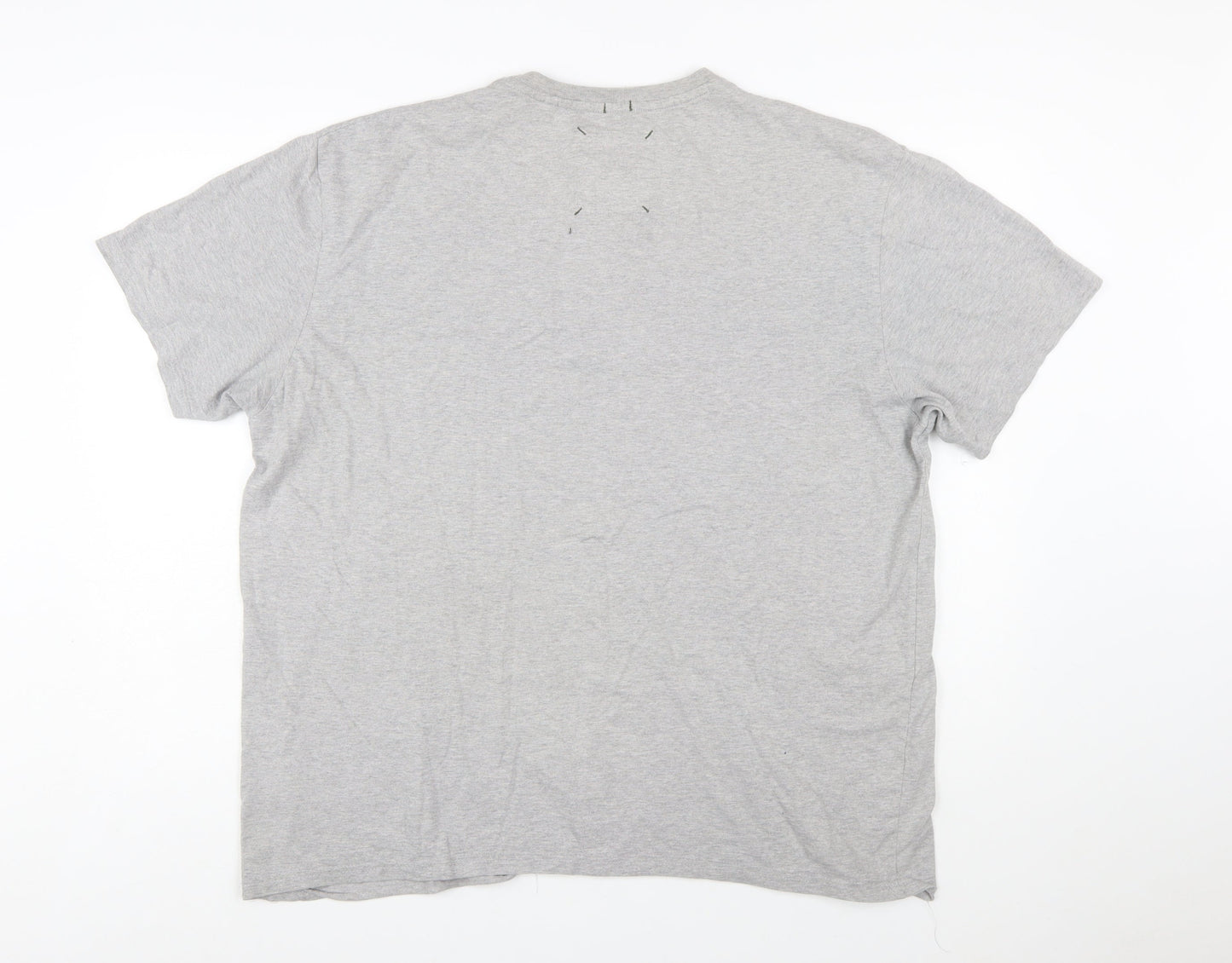 Next Men Grey 2XL Rugby Club Graphic T-Shirt Short Sleeve