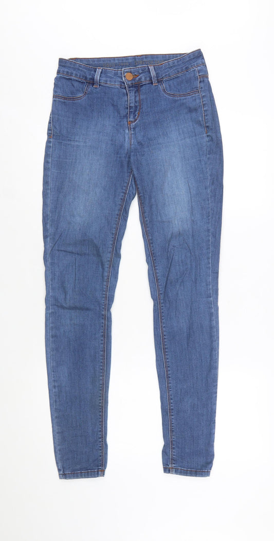 Oasis Women's Blue Skinny Stretch Denim Jeans UK 10