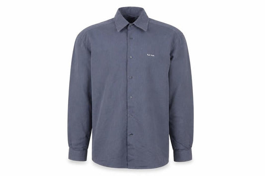 Paul Smith Men’s Blue Cotton Long Sleeve Button-Up Shirt M