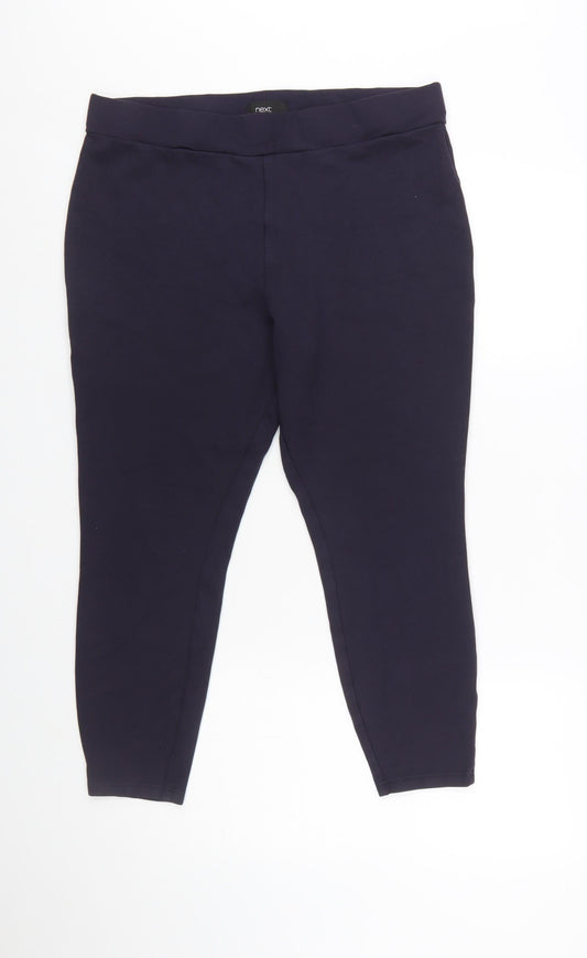 Next Women Black Size 18 Ankle Stretch Leggings