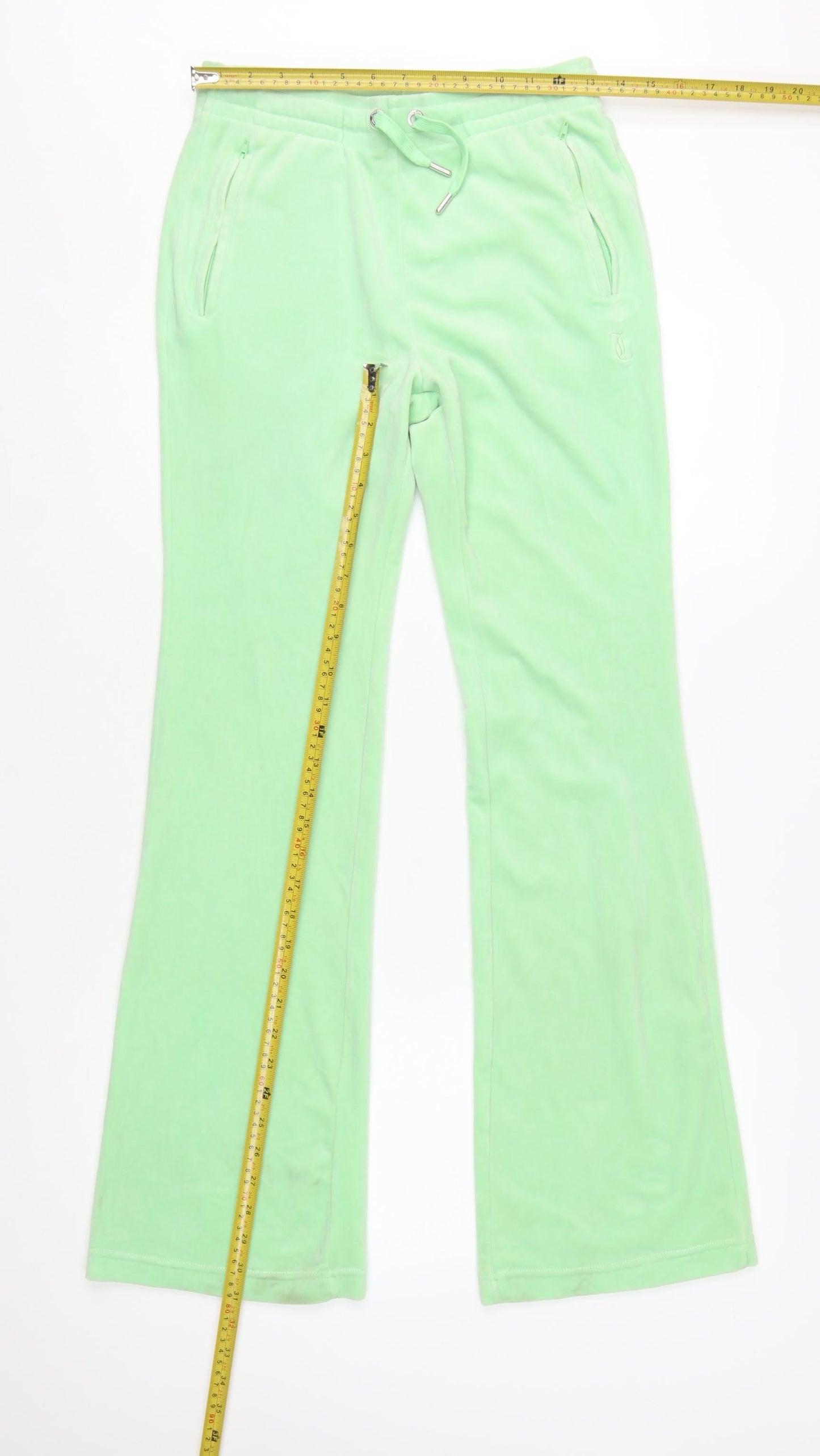 Juicy Couture Women’s Green Velour Flared Sweatpants S