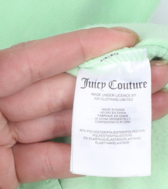 Juicy Couture Women’s Green Velour Flared Sweatpants S