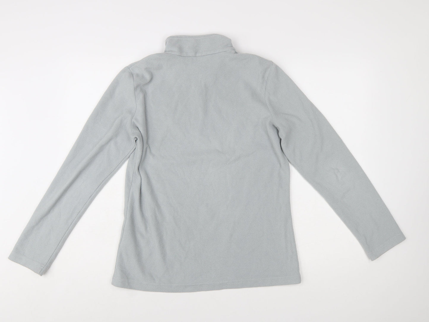 Regatta Womens Grey Fleece Half Zip Pullover UK 10 Outdoor Sweatshirt