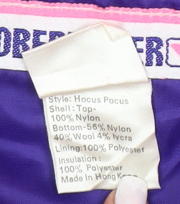 Obermeyer Women's Multicoloured Size 10 Ski Snow Pants Retro 80s