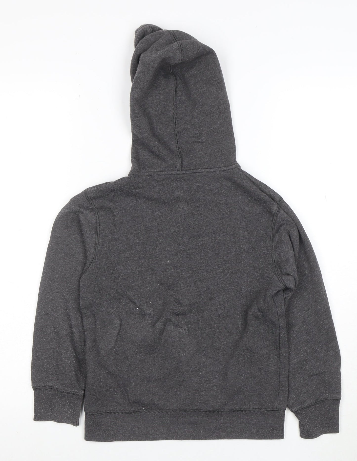 GAP Boys Charcoal Full Zip Hoodie Size 6-7 Years Cotton Blend