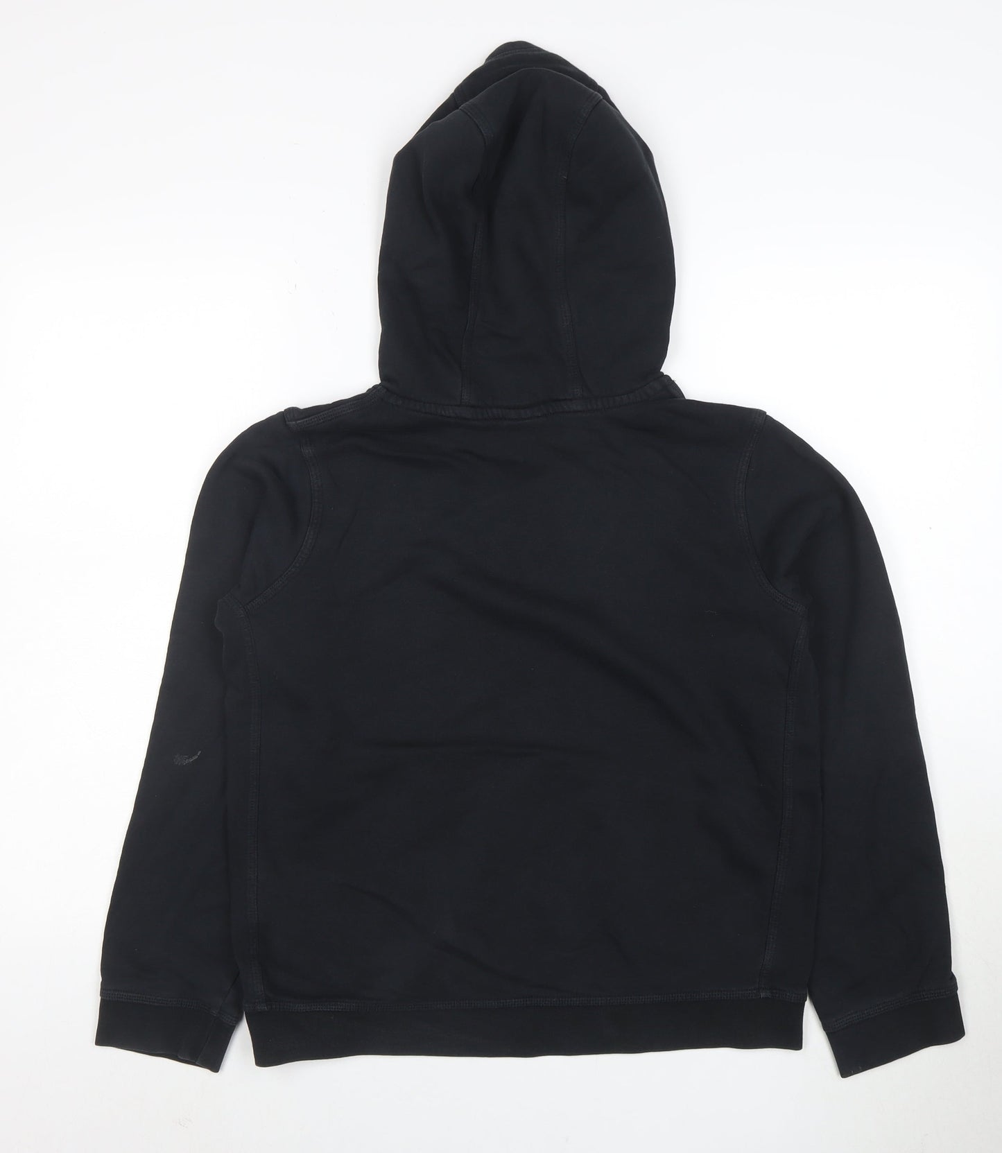 Nike Womens Black Pullover Hoodie XL Cotton Blend Logo Print