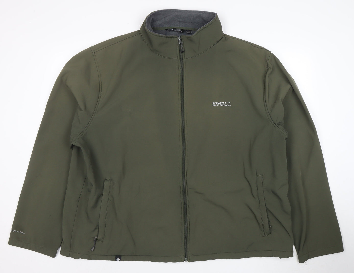 Regatta Men's Green 3XL Softshell Jacket Water Resistant Outdoor