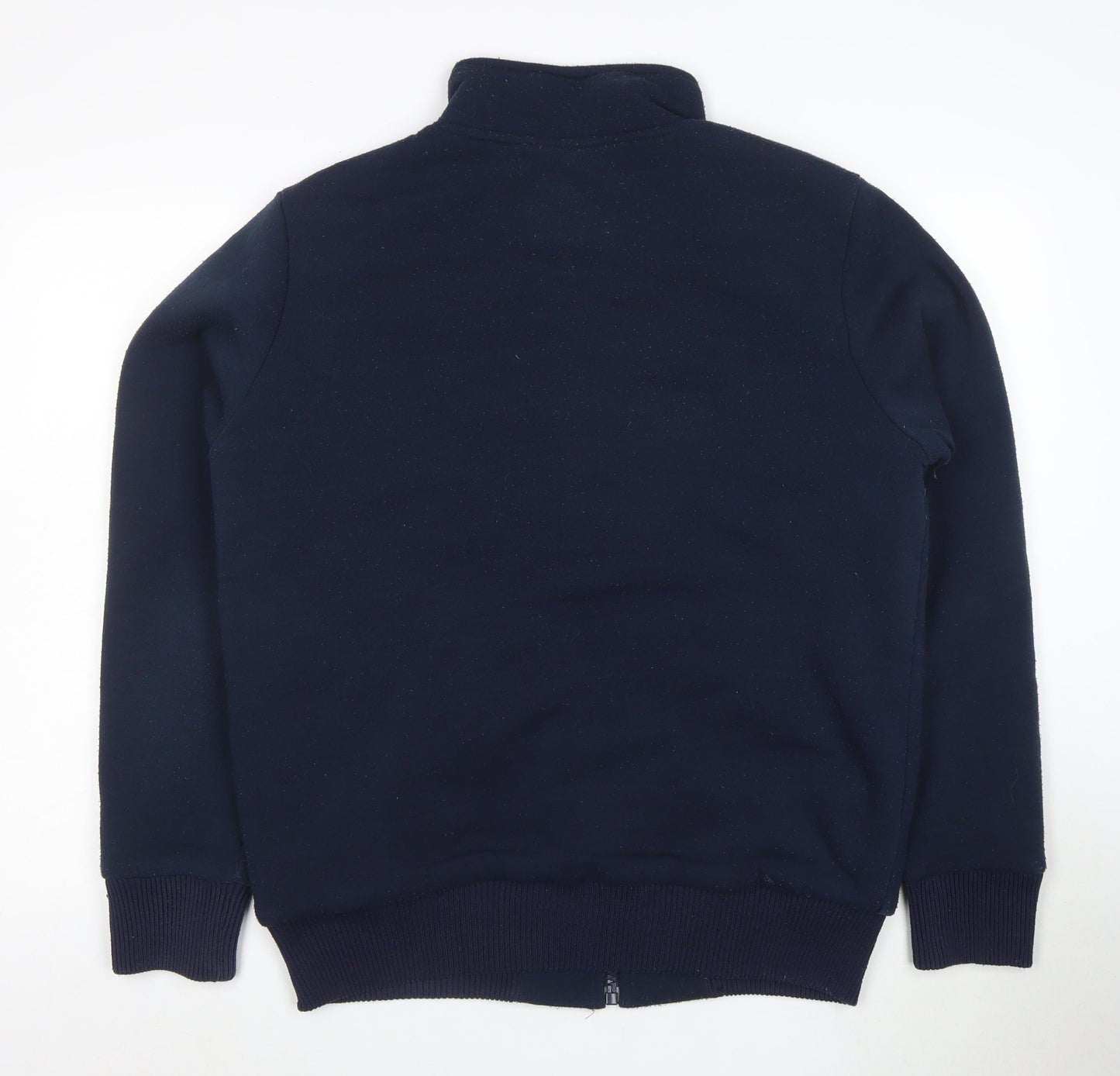 Dissident Men's Blue Full Zip Fleece Lined Sweatshirt Size L