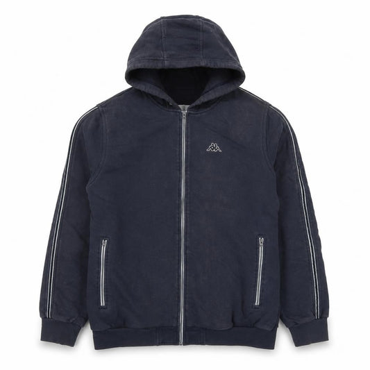 Kappa Men’s Blue Full Zip Hoodie Medium Sportswear
