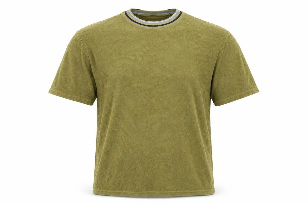 Urban Outfitters Men's Green Cotton Short Sleeve Crew Neck T-Shirt Size S
