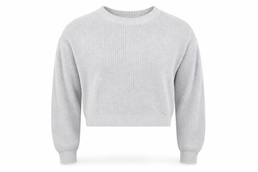 Hollister Women's Grey Knit Pullover Jumper Size S Relaxed Fit