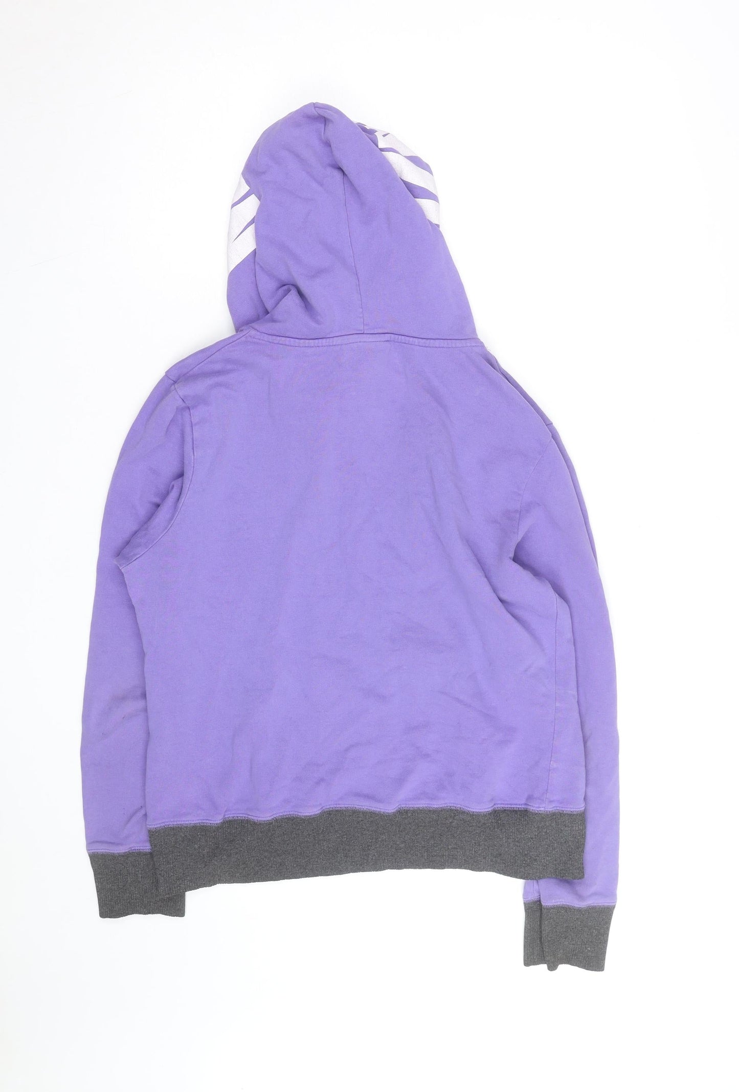 McKenzie Women Purple Hoodie Size L Pullover Logo Hooded Sweatshirt