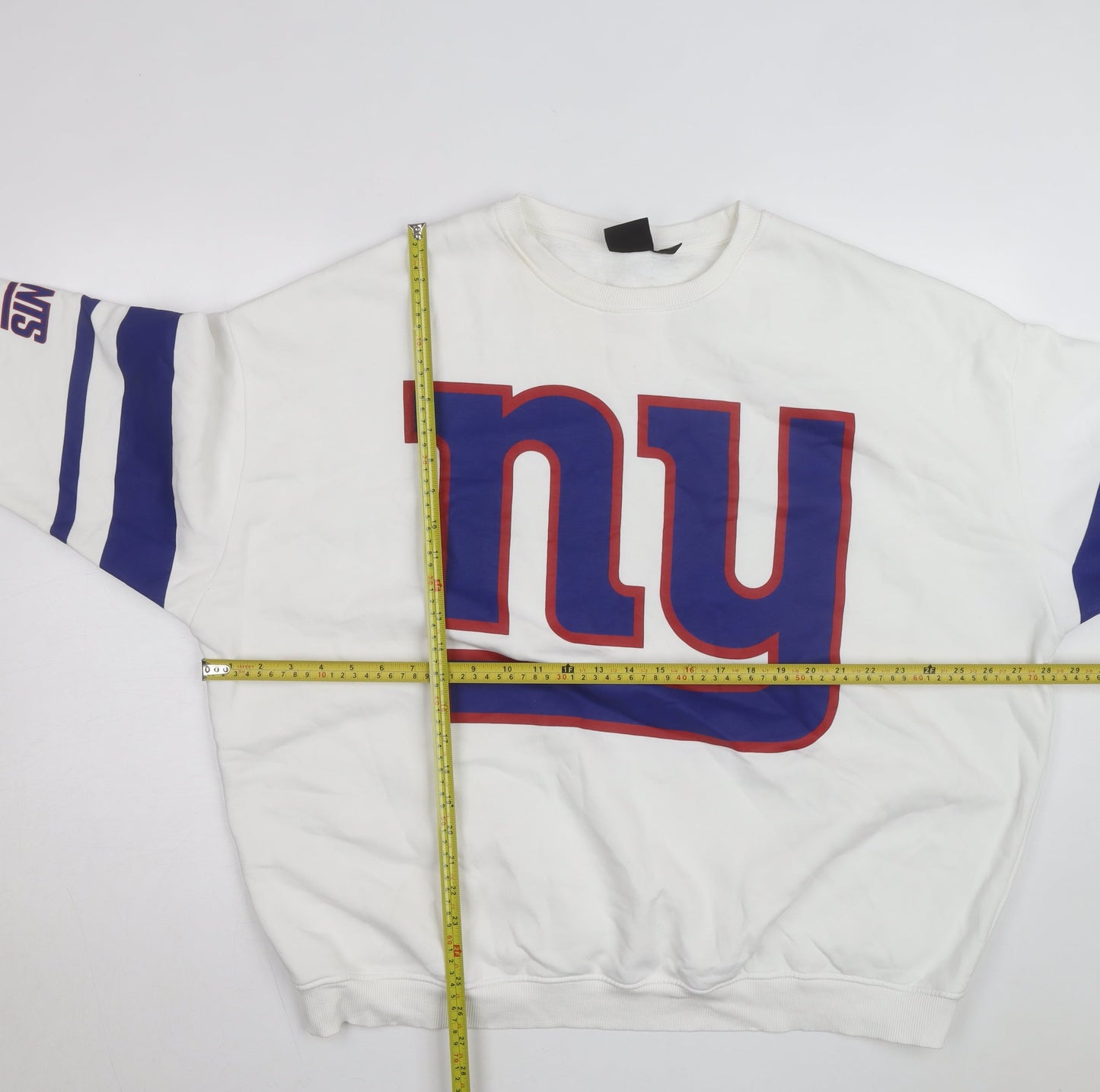 Primark NFL Men’s White XL Pullover Sweatshirt with Logo Print