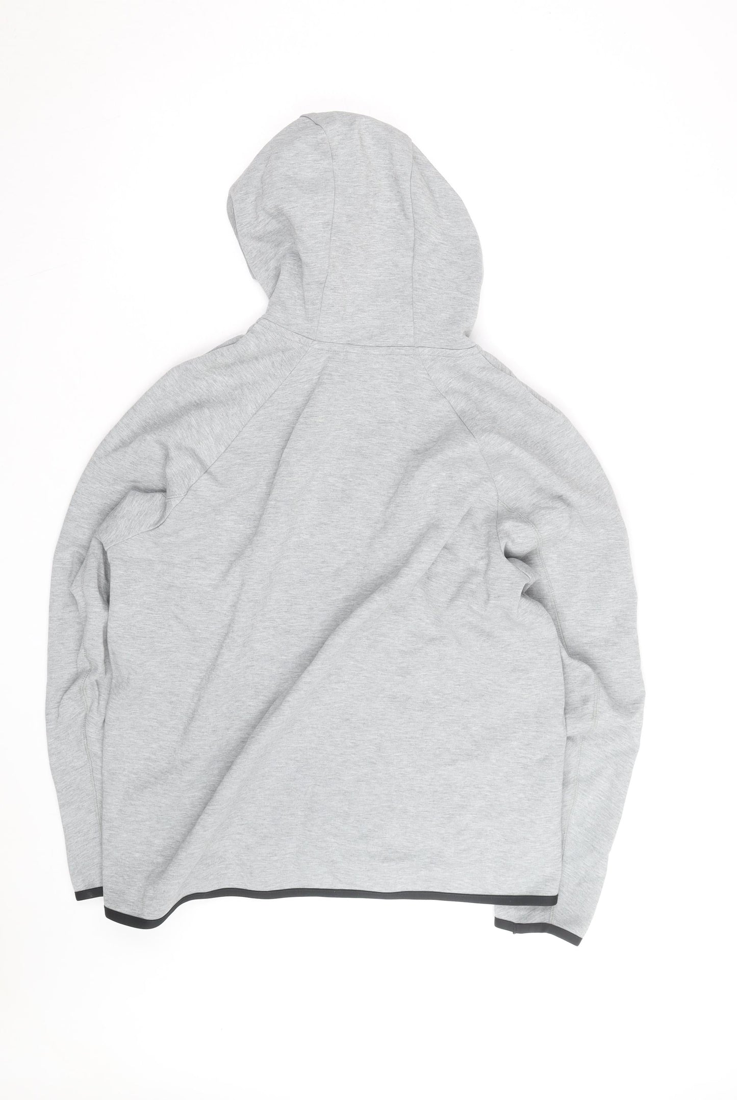 Nike Men's Grey Full Zip Hoodie Size L Regular Fit Sportswear